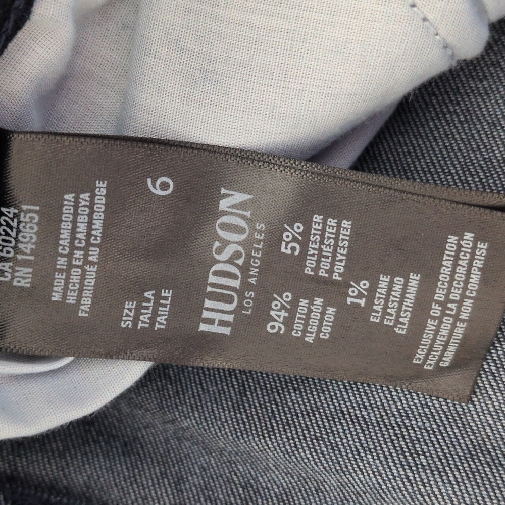 NWT Hudson Straight Leg Jeans - 6/28 - Picture 9 of 9